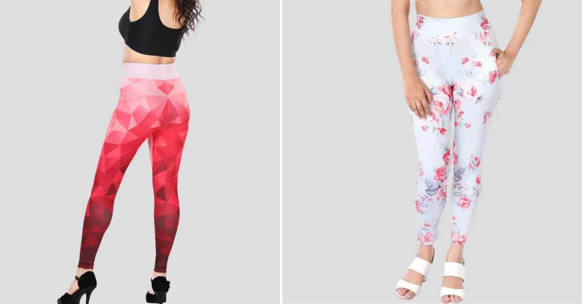 Two-different-pair-of-yoga-pants-for-women-you-can-see